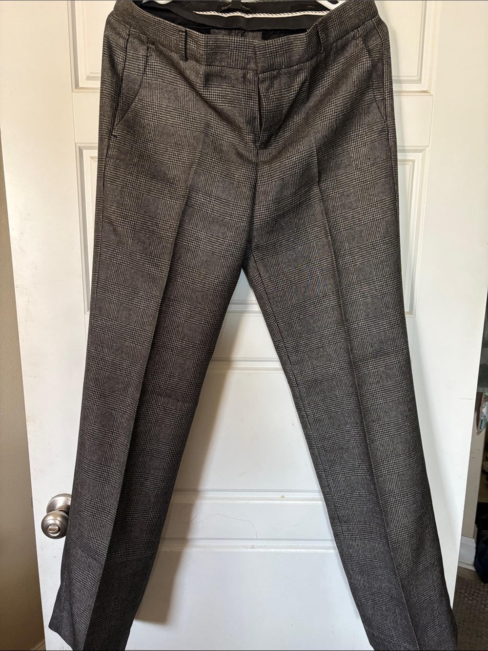 Banana Republic Gray Glen Plaid Dress Trousers